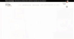Desktop Screenshot of porte-en-verre.com