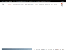 Tablet Screenshot of porte-en-verre.com